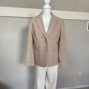 Talbots Wool Herringbone Blazer
